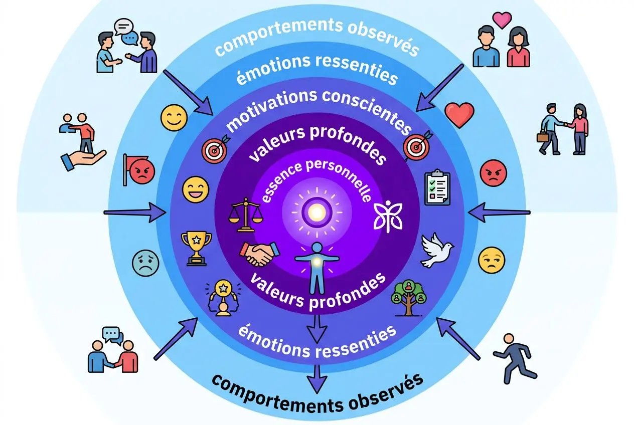 Couches de découverte des valeurs