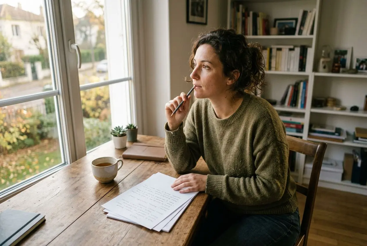 Personne explorant sa personnalité